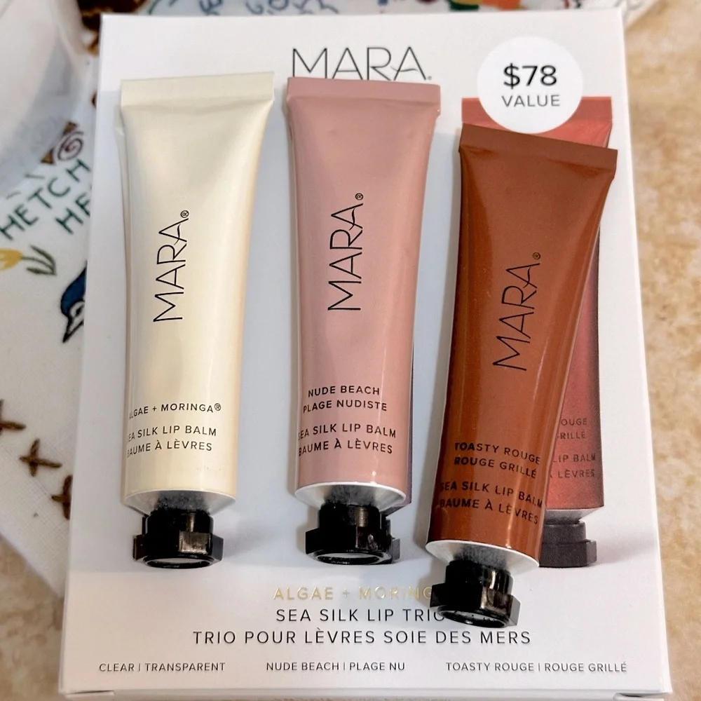 Mara Sea Silk Lip Trio NWT